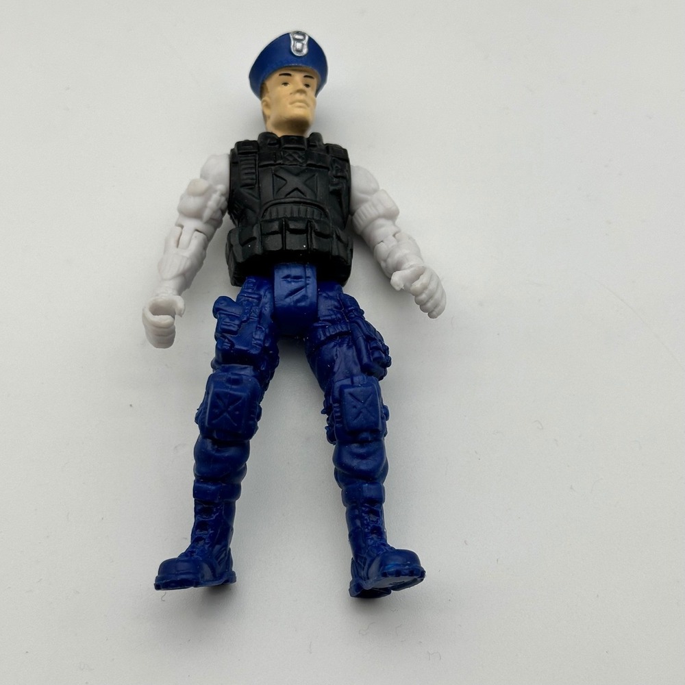 Chap‎ Mei Excite Police Officer 4" Action Figure Military Poseable